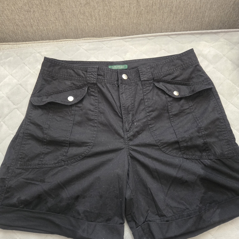 Ralph Lauren Black Casual Shorts For Women